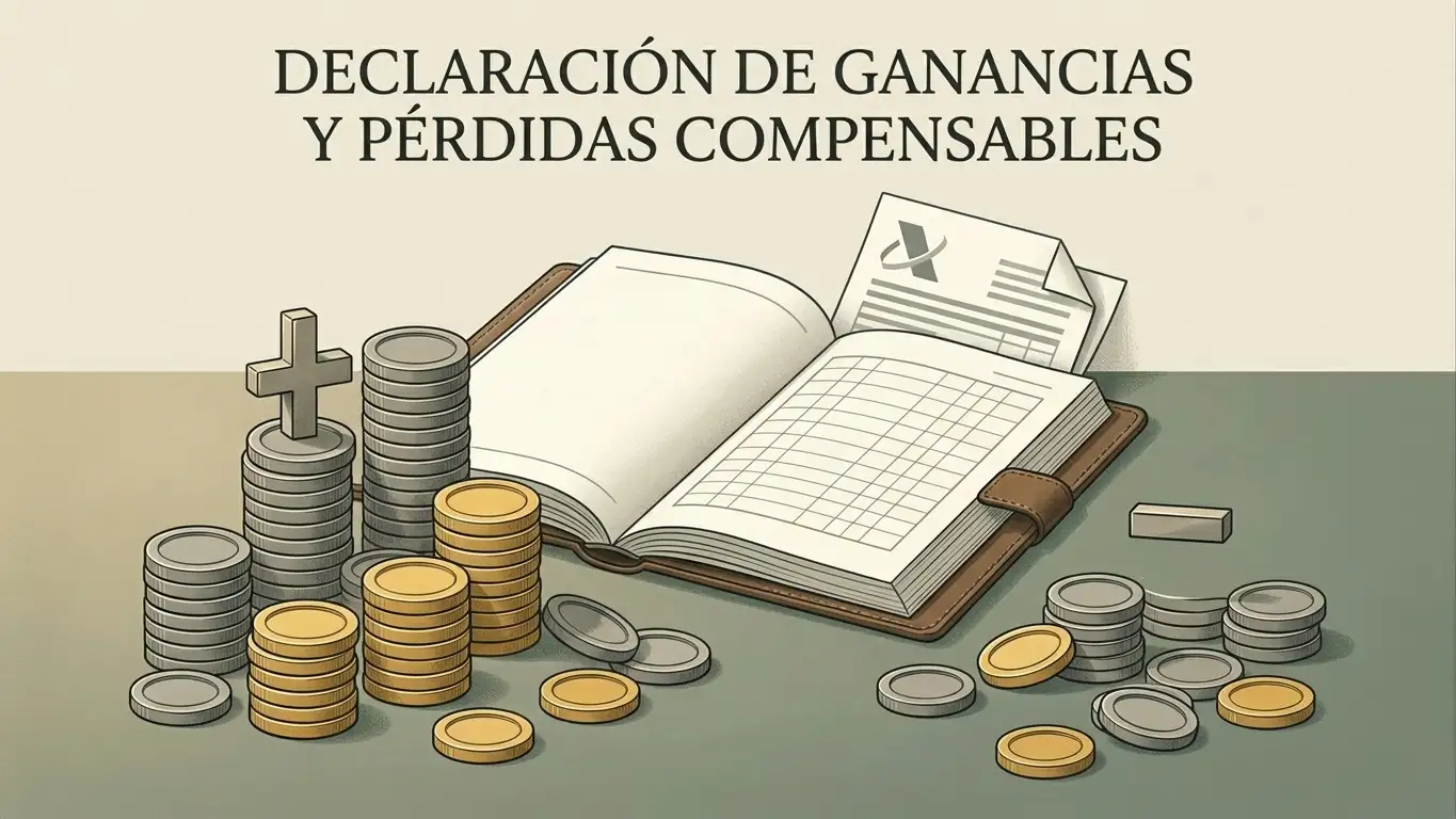 Esquema editorial de ganancias, pérdidas de juego e IRPF en España